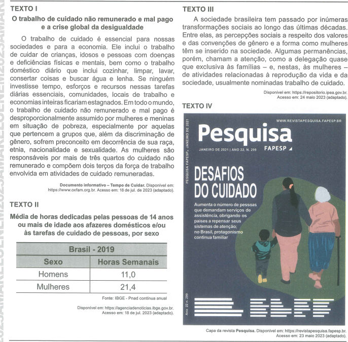 Desafios do Trabalho de Cuidado no ENEM: Dicas e Orientações