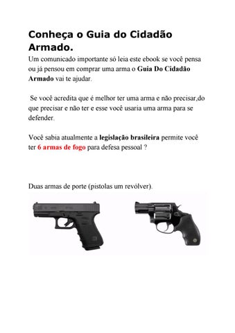 Guia Completo sobre Armas de Defesa Pessoal: Tudo o que Precisa Saber