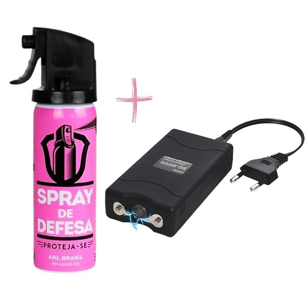 Kit Defesa Pessoal Feminina: Proteção em Spray para Mulheres Seguras