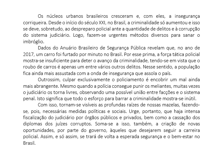 Dicas para escrever uma redação sobre segurança pública